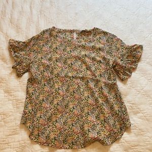 LOFT Floral Blouse